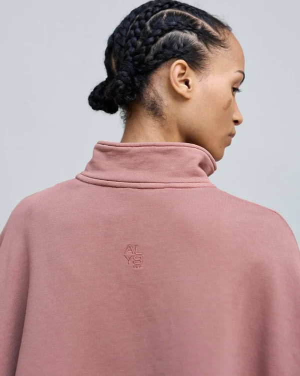 ALYSI FELPA CROPPED CON RICAMO- Licia Florio X Alysi | Maglie