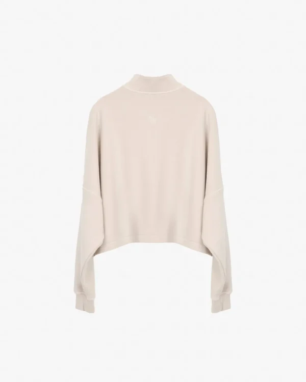 ALYSI FELPA CROPPED CON RICAMO- Licia Florio X Alysi | Maglie