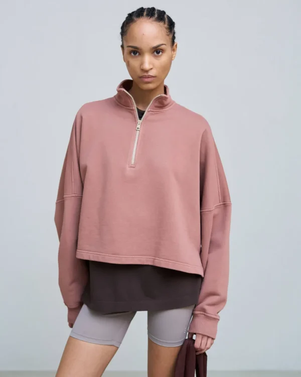 ALYSI FELPA CROPPED CON RICAMO- Licia Florio X Alysi | Maglie