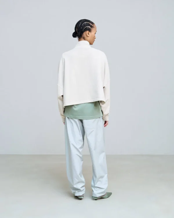 ALYSI FELPA CROPPED CON RICAMO- Licia Florio X Alysi | Maglie