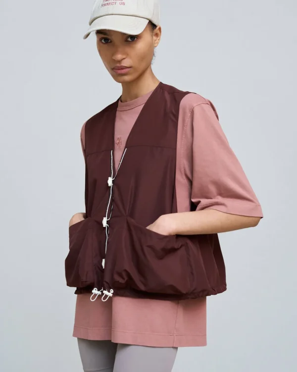 ALYSI GILET IN NYLON- Licia Florio X Alysi | Topwear