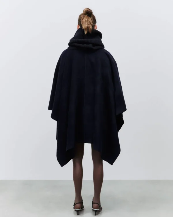 ALYSI MAXI CAPPA COLLO IN MAGLIA- Cappotti E Giacche