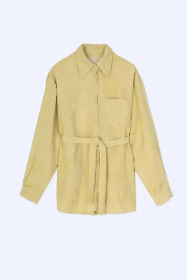 ALYSI OVERSHIRT VELLUTO A COSTE- Topwear