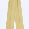 ALYSI PANTALONE SARTORIALE VELLUTO A COSTE- Pantaloni