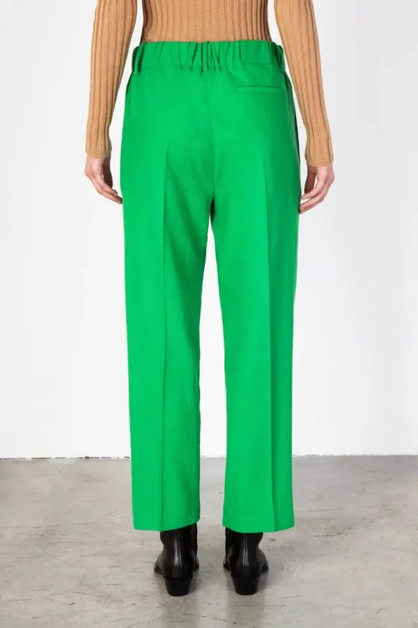 ALYSI PANTALONE SOFT WOOL- Pantaloni